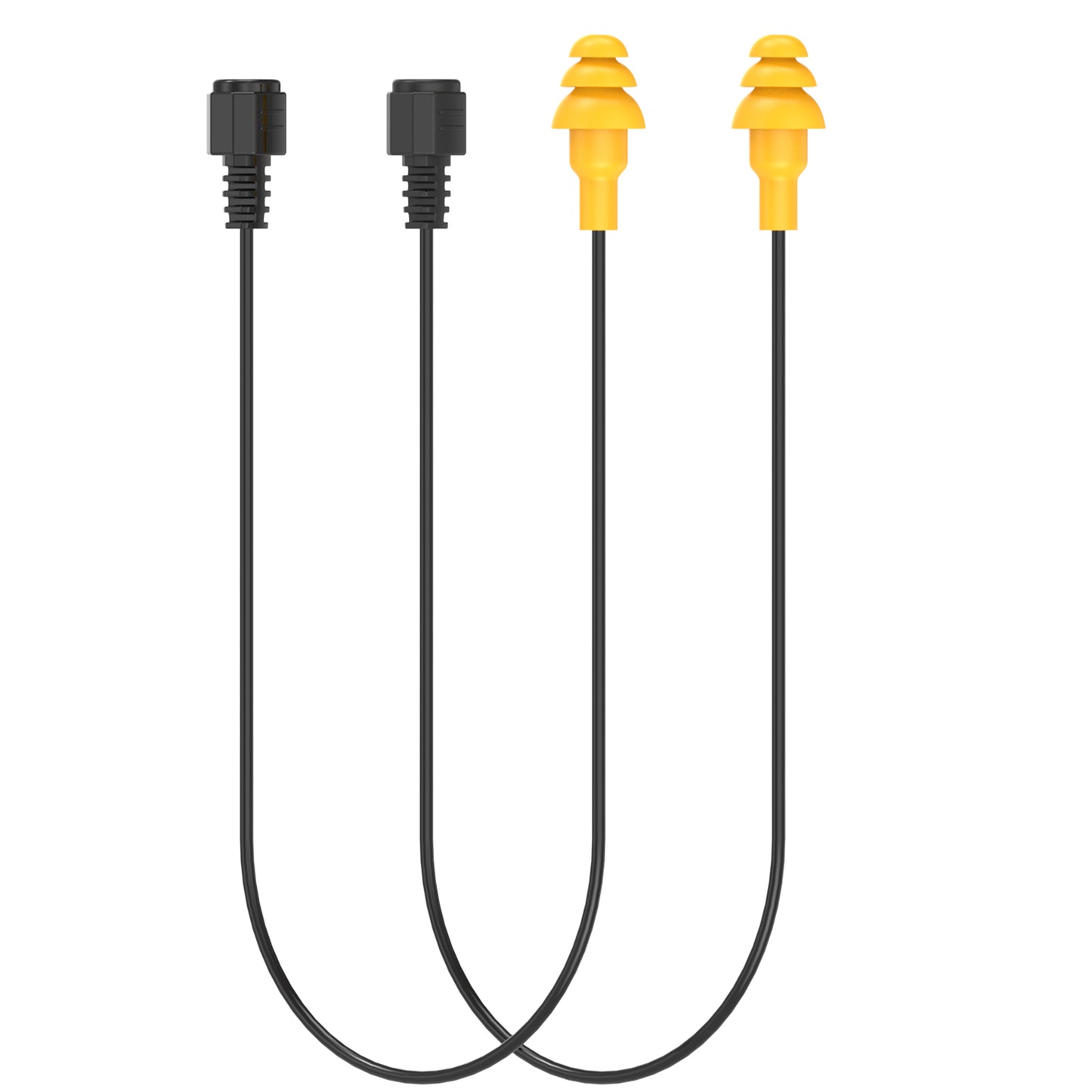 MIPEACE Replacement Earbud Cables for MI09 – 2 Pack, Compatible with MI09 Work Bluetooth Neckband Earplug Headphones